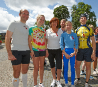 4. Stuttgarter LebenSlauf, im Bild von Links: Martin Lesny, Imogene Carson, Ute Kumpf, Cathrin Janke, Christian Schröder - Copyright Foto: Alexander Schmitt/DigitalDesignTeam