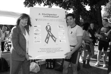 Ute Kumpf und Mohamed Ahmed